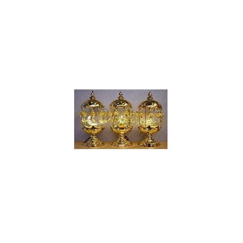 Plated Iron Led Lamp Star - Gold