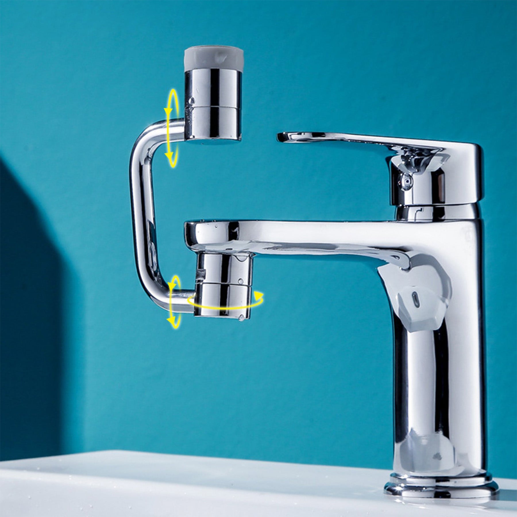 Universal extension faucet splash spray head