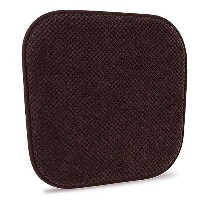 Chair Cushion Memory Foam 40X40Cm- Brown
