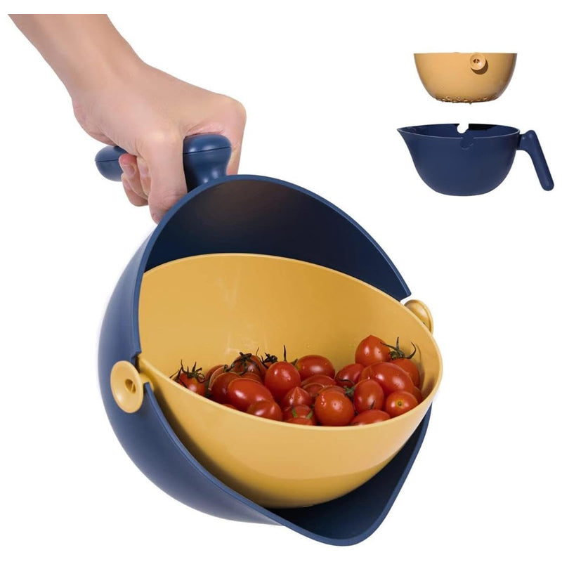 Drain Basket Round 5X23X11.5Cm-Blue