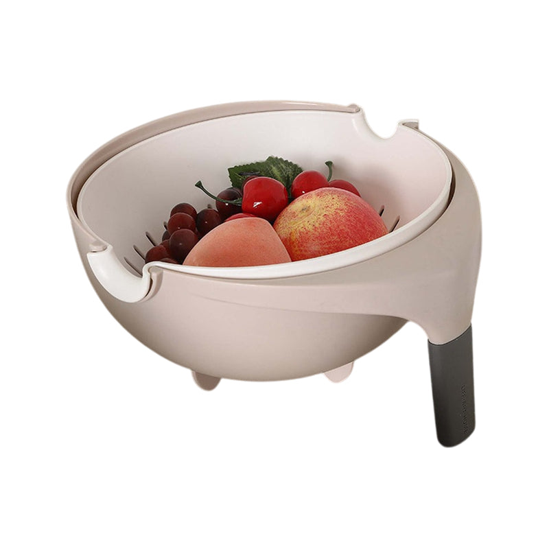 Drain Basket Round 5X23X11.5Cm-Coffee