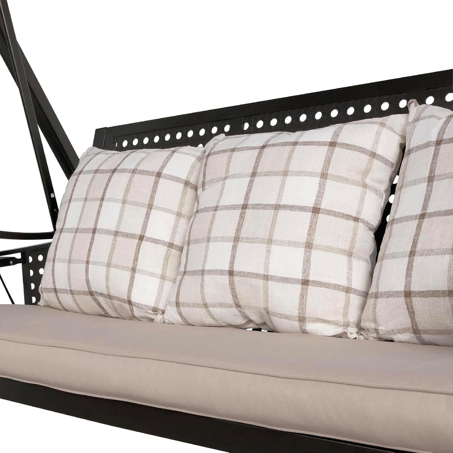 Swing Chair 3 Seater - Black