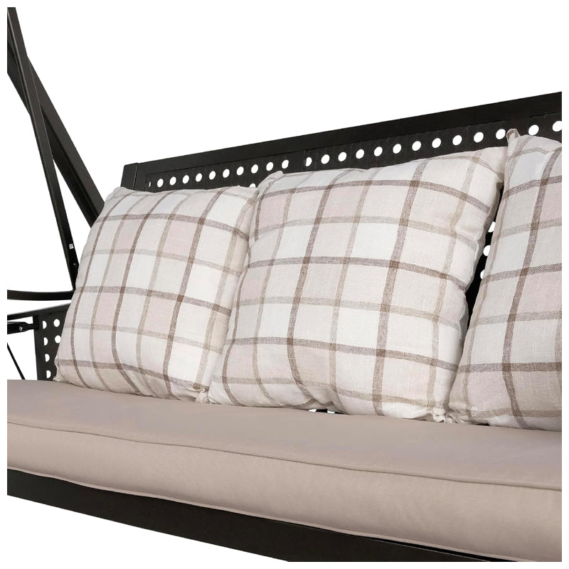 Swing Chair 3 Seater - Black