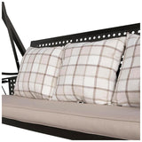 Swing Chair 3 Seater - Black