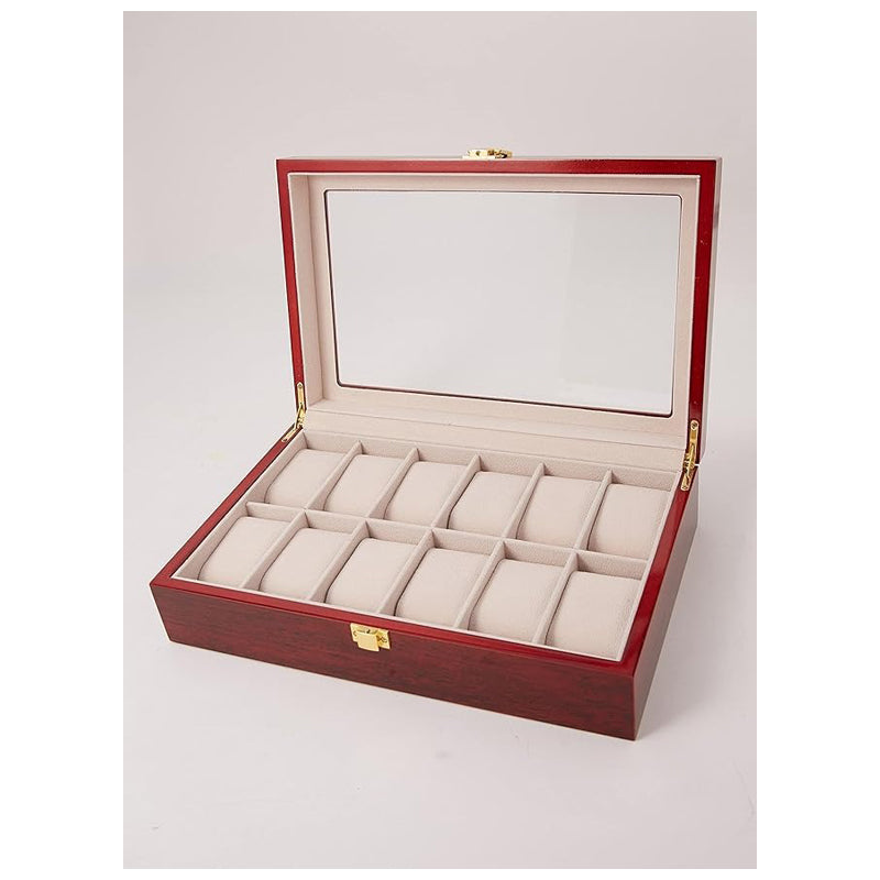 12Pcs Watch Box -Brown