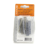 Kkyjia Screw Plus Plastic Expansion Pipe - Grey