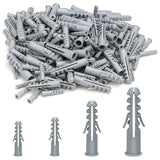 Fibreboard Screw & Expansion Tube - Gray