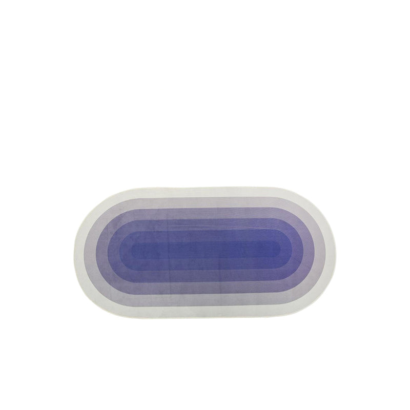 Rugsun Rectangular Rubber Floor Mat 50X80Cm-Blue