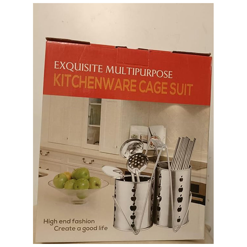 Cutlery Holder - Silver
