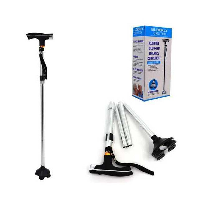  Folding Walking Cane - Silver