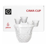 6Pc Coffee Cup Box - Clear