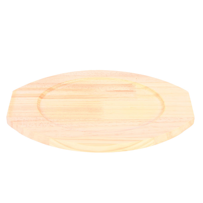 Fry Pan With Wooden Platter