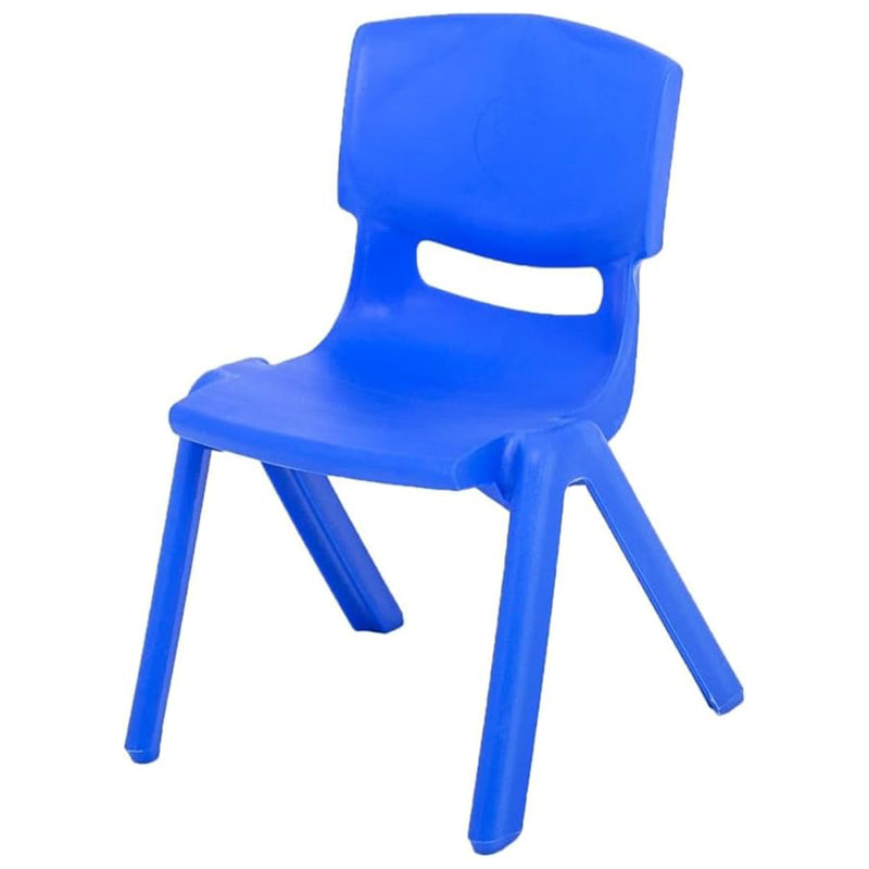 Durable And Wonderful Plastic Stacking Comfortable Chair - Blue