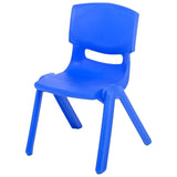 Durable And Wonderful Plastic Stacking Comfortable Chair - Blue