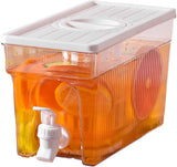 Juice Dispenser With Normal Faucet – 3 L - White - Clear