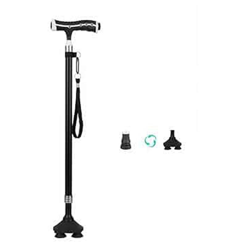 Walking Stick Extendable - Black