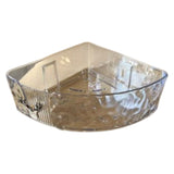 Triangle Storage Box W/Traceless Sticker 30X21X6Cm- Clear