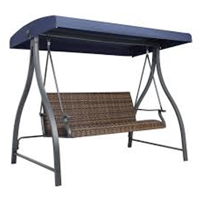 Swing Top Dustbin - Blue