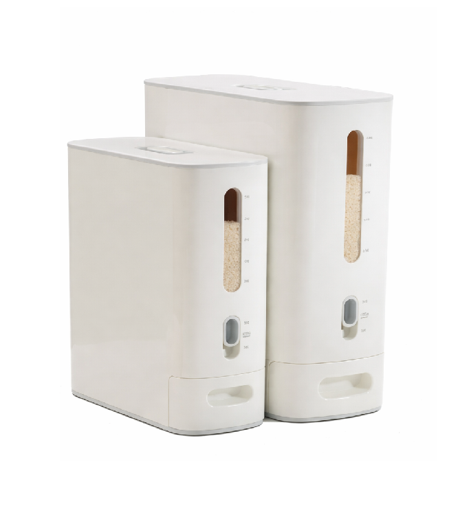 Plastic Food Storage Container – 12 Kg Capacity-White