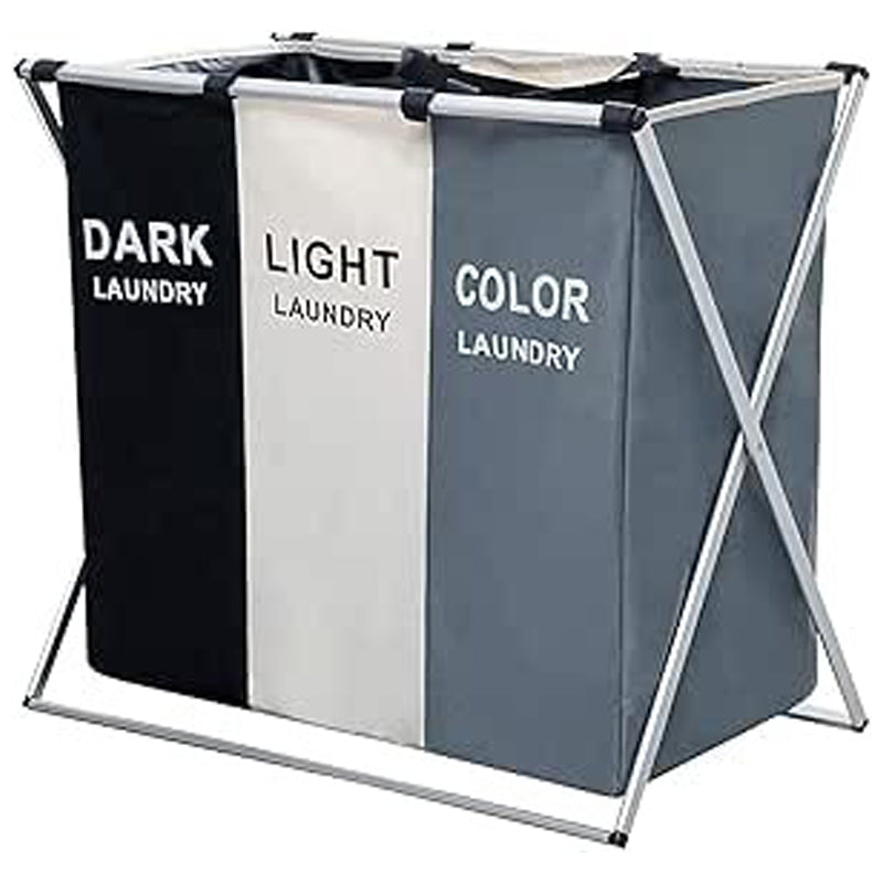 Spaceshoop Landry Basket 3 Comparment-Multi-Color