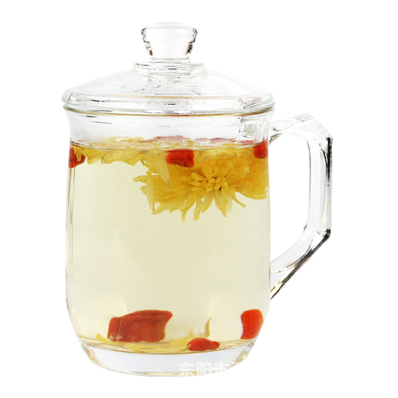 Green Apple Cup With Lid-Clear