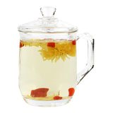 Green Apple Cup With Lid-Clear