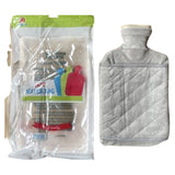 Hot Water Bag With Cover-Grey