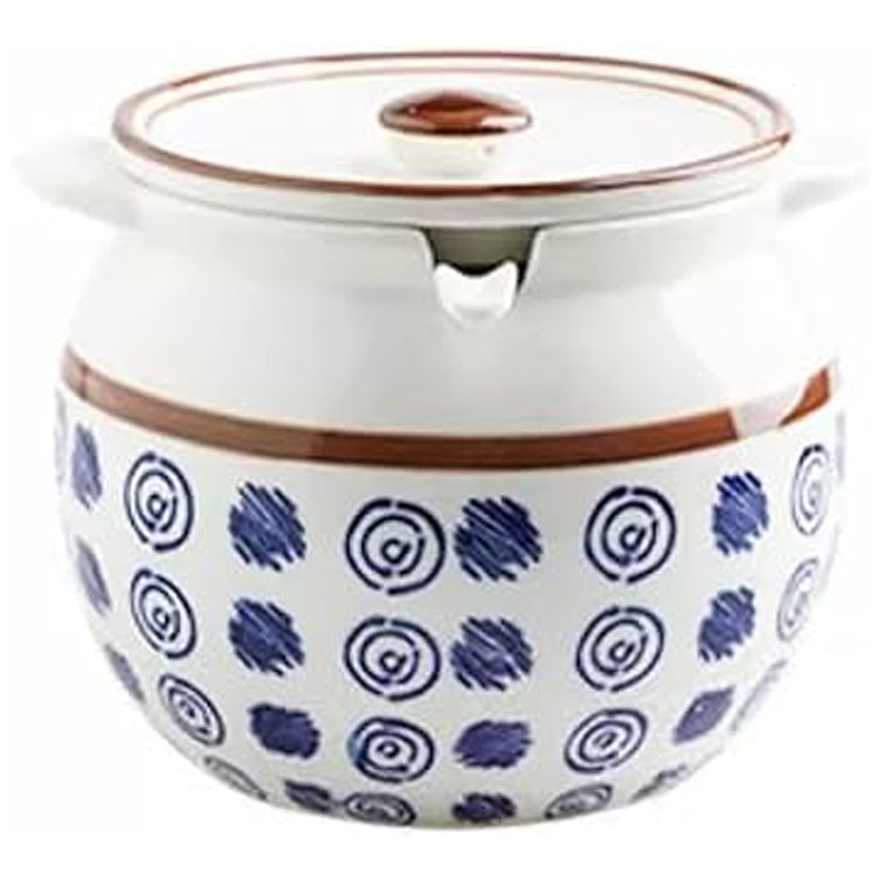 Zrxmnoth Soup Bowl With Spoon-White