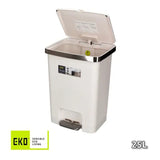 Eko  Lightweight Dustbin - White