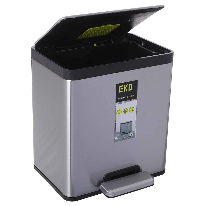 Eko  Dustbin - Silver