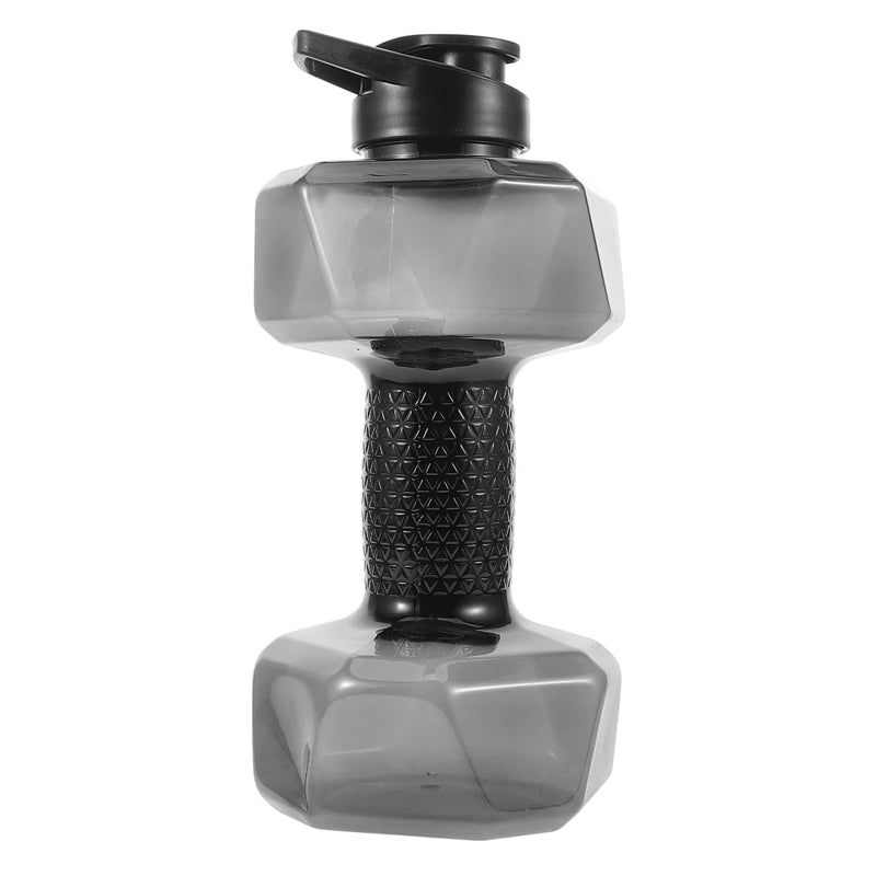 Water Bottle Dumbbell Shape 1500Ml-Black