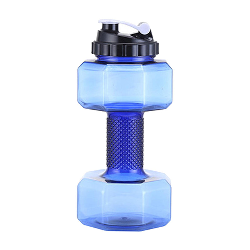 Water Bottle Dumbell Shape 2200Ml -Blue
