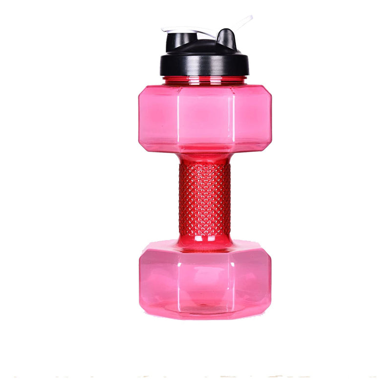 Water Bottle Dumbell Shape 2200Ml -Pink