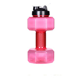 Water Bottle Dumbell Shape 2200Ml -Pink
