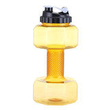 Water Bottle Dumbell Shape 2200Ml -Yellow