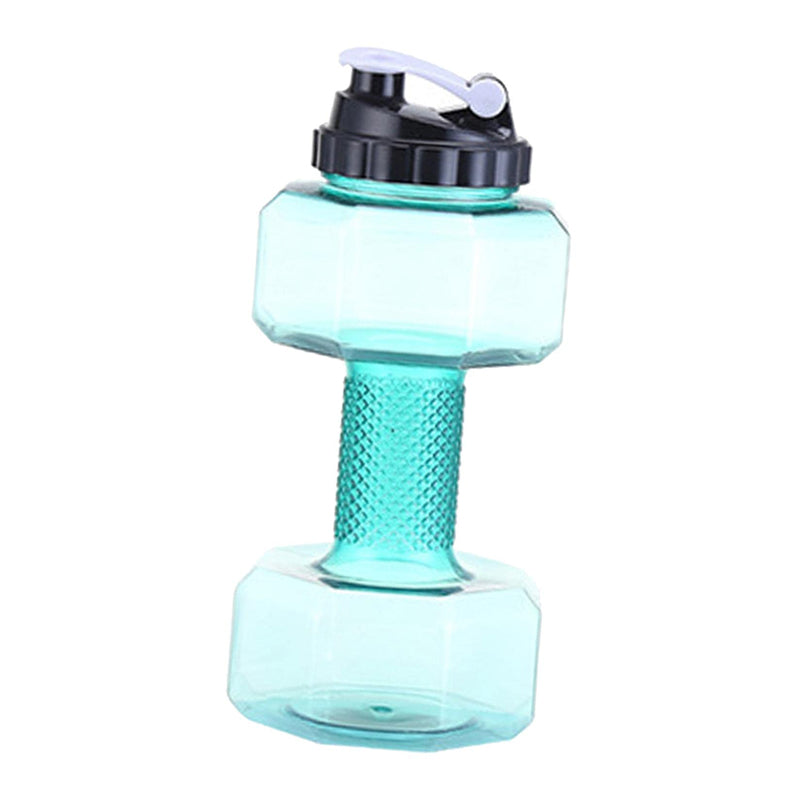 Water Bottle Dumbell Shape 2200Ml -Green