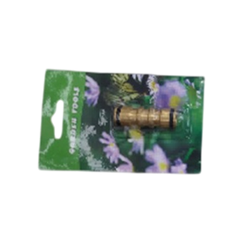 Metal Hose Connector Brass Plated-Gold