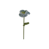 Yarn Flower Decoration - Blue - Green
