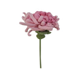 Yarn Flower Decoration - Pink - Green