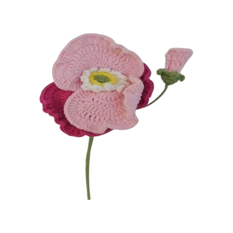 Yarn Flower Decoration - Multicolor