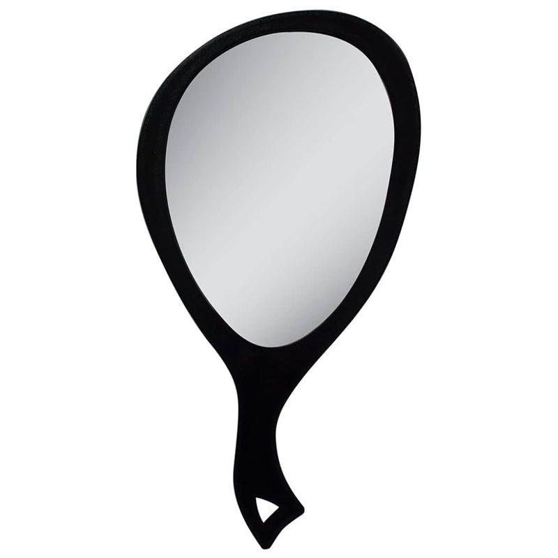 Barber Mirror With Handle-Black
