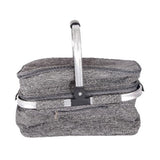 Foldable Insulated Picnic Basket-Aluminum Frame