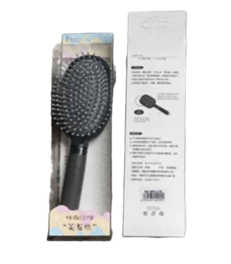Oval Hair Brush-Grey