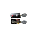 Silicone Head Double Turner Kitchen Steel Tong 23Cm-Silver