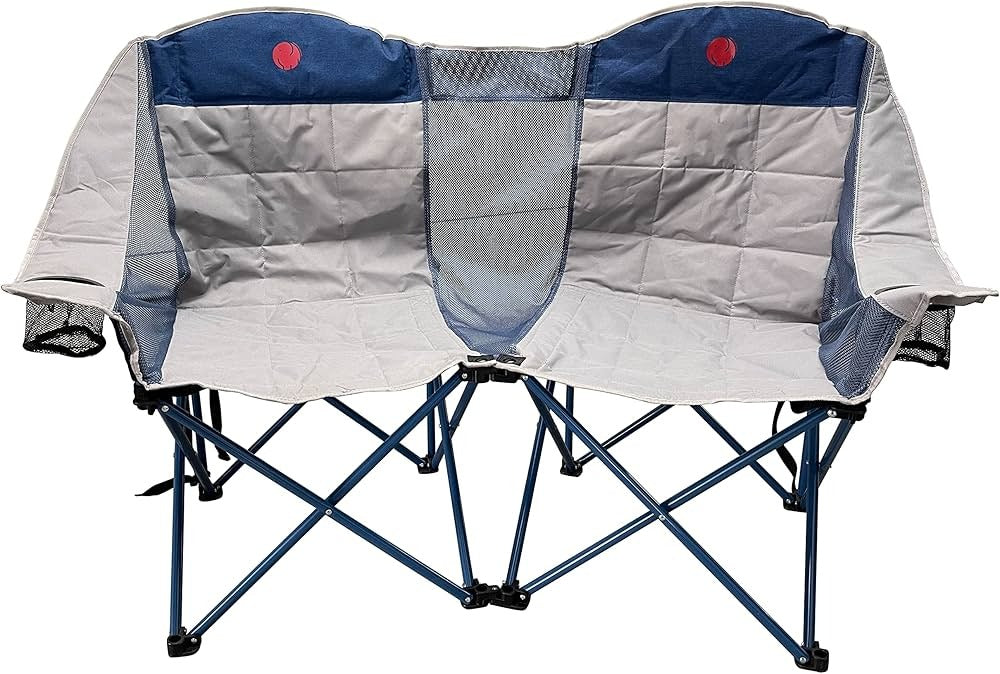 Omnicore Designs Double Seat Beach Chair -Grey
