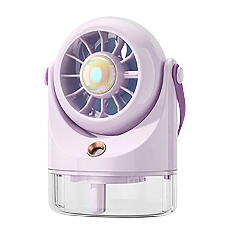 Reachargable Hand Fan-Purple