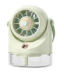 Reachargable Hand Fan-Green