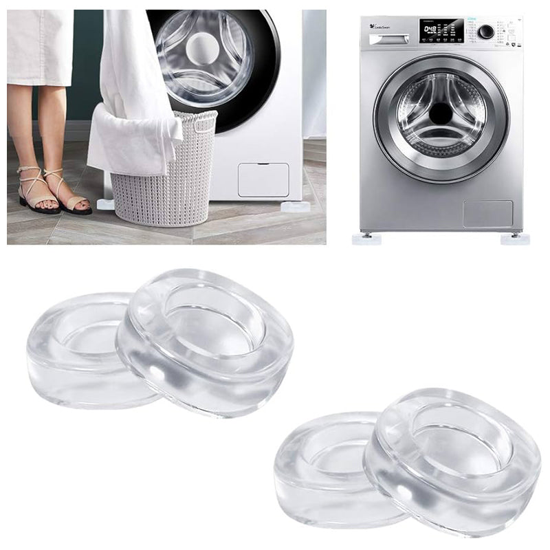 4Pc Washing Machine Anti Vibration Brumper- Gray