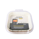 2 Pack Of 50 Pcs Air Fryer Paper Square 20X4.5Cm - White