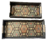 2-Piece Tray-Multicolor